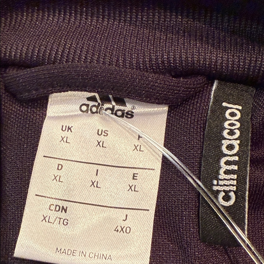 Adidas Men's Black and White Lightweight Jacket - Picture 4 of 4